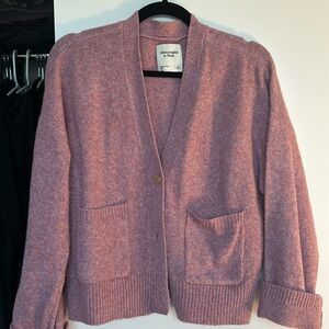 Pink Abercrombie cardigan